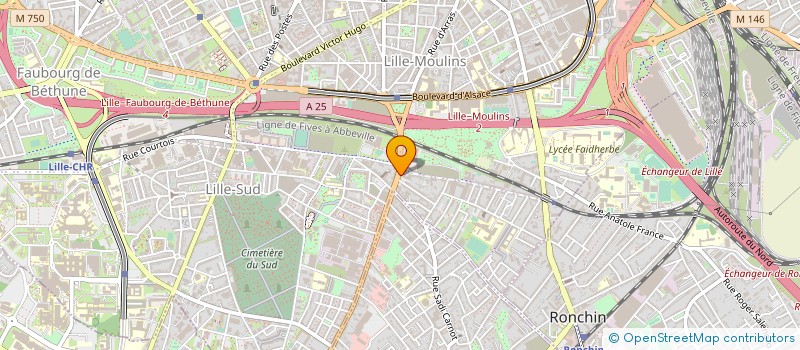 localisation de l'entreprise AGENCE CONVOYAGE INTERV PROTECTION PRIVE à LILLE