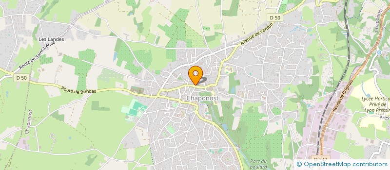 localisation de l'entreprise AGENCE CORINNE ENDERLE  CHAPONOST