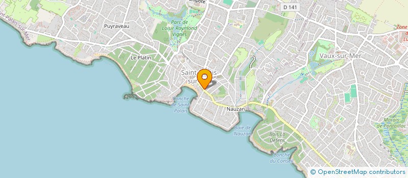 localisation de l'entreprise AGENCE CORNE  SAINT-PALAIS-SUR-MER