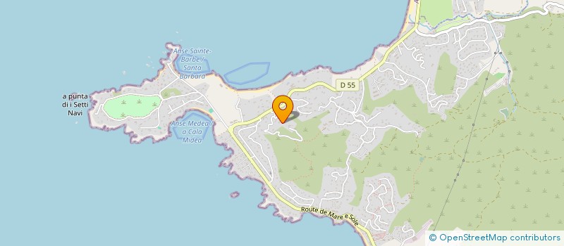localisation de l'entreprise AGENCE CORSE EXPERTISES MARITIMES à GROSSETO-PRUGNA