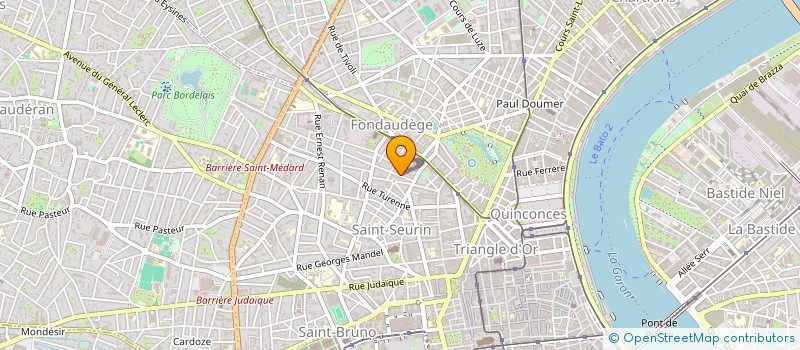 localisation de l'entreprise AGENCE COULEUR  BORDEAUX