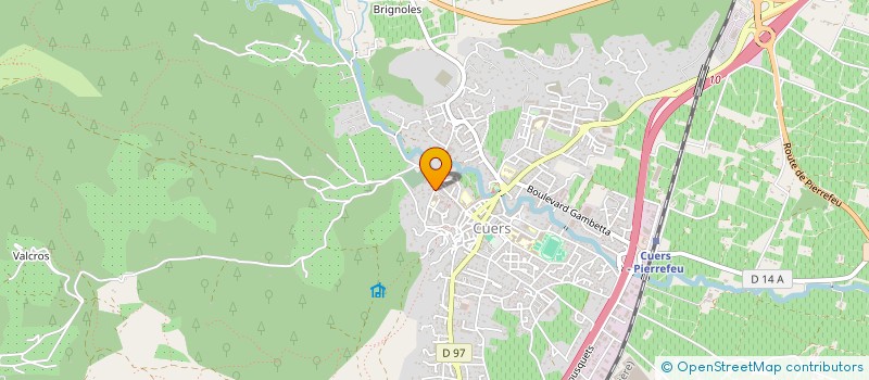 localisation de l'entreprise AGENCE COURTIER EN TRAVAUX  CUERS