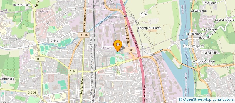 localisation de l'entreprise AGENCE CP  ARNAS