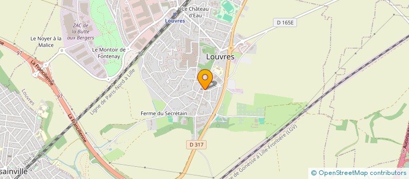 localisation de l'entreprise AGENCE CREATION INNOVAT ENTREP à LOUVRES
