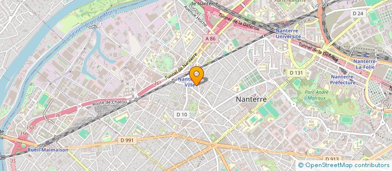 localisation de l'entreprise AGENCE CROCHET à NANTERRE