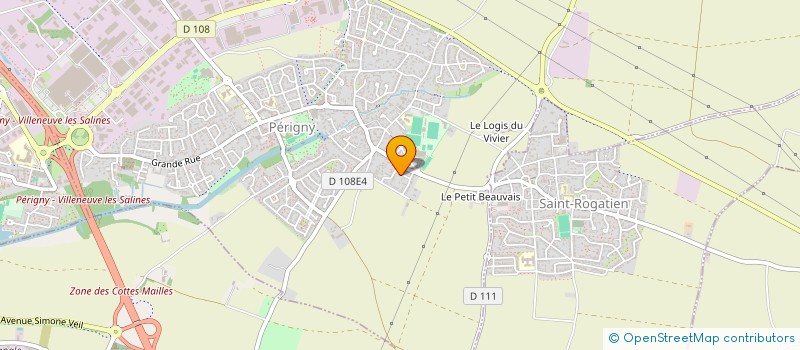 localisation de l'entreprise AGENCE CYBELE HABITAT  PERIGNY