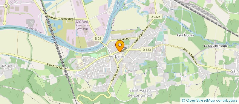 localisation de l'entreprise AGENCE D'ACTUALITES TELECOPIES à VERBERIE