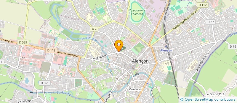 localisation de l'entreprise AGENCE D'AIDE ET D'ASSISTANCE A DOMICILE à ALENCON