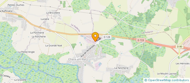 localisation de l'entreprise AGENCE D'ARCHITECTES ASSOCIES SURGET  CHEIX-EN-RETZ