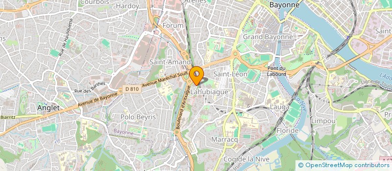 localisation de l'entreprise AGENCE D'ARCHITECTURE LEIBAR - SEIGNEURIN à BAYONNE