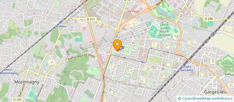 localisation de l'entreprise AGENCE D'ARCHITECTURE MENACEUR CHEBRI SAS D'ARCHTECTURE  SARCELLES