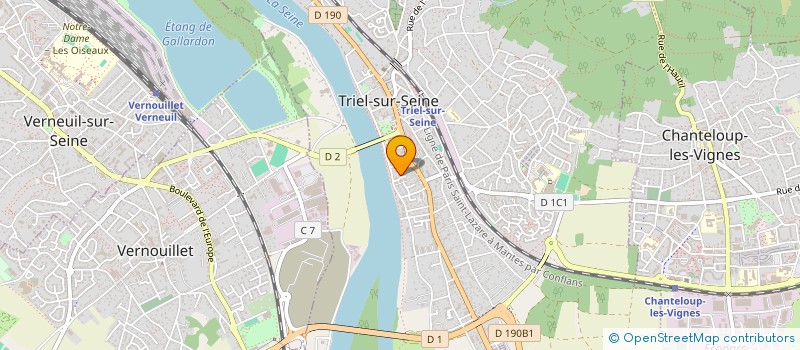 localisation de l'entreprise AGENCE D'ARCHITECTURE PHILIPPE BELET  TRIEL-SUR-SEINE