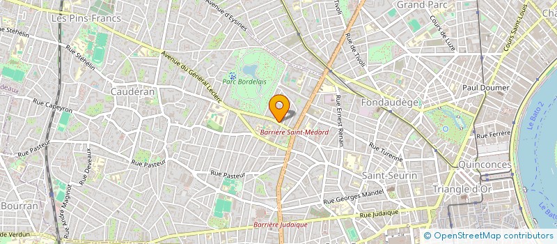 localisation de l'entreprise AGENCE D'ARCHITECTURE RICHARD BRIVARY  BORDEAUX