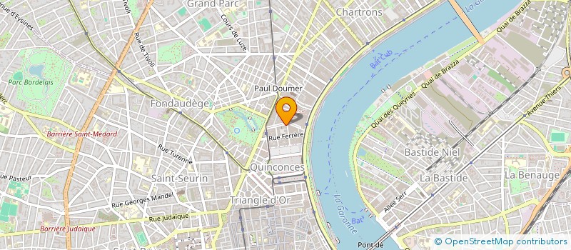 localisation de l'entreprise AGENCE D'ARCHITECTURE TOUCHARD CAZENAVE  BORDEAUX