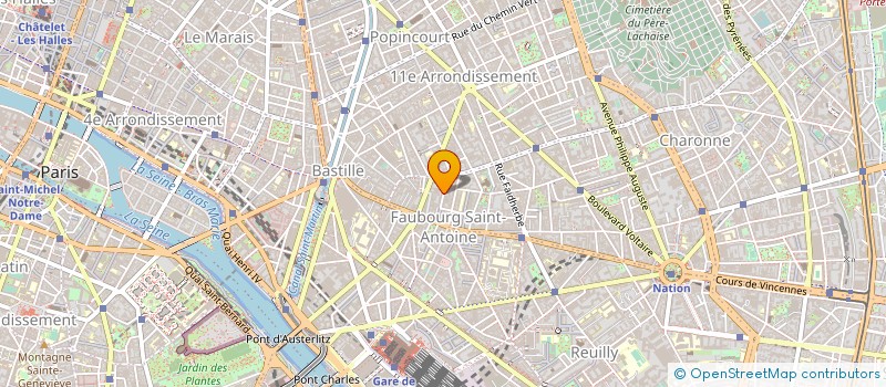 localisation de l'entreprise AGENCE D'ARCHITECTURE XLGD ET ASSOCIES  PARIS