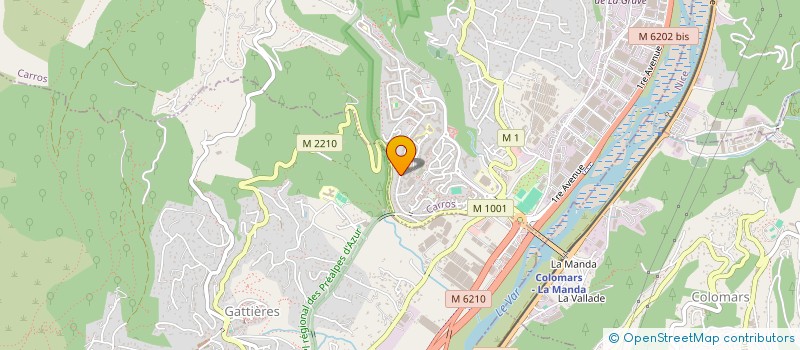 localisation de l'entreprise AGENCE D'ASSURANCES DE CARROS à CARROS