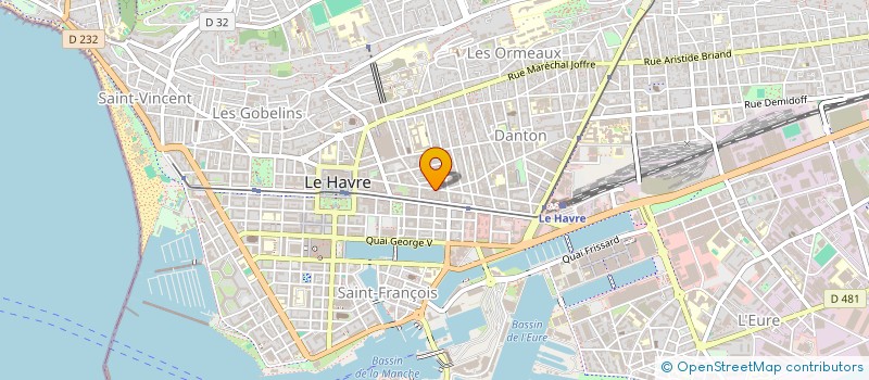 localisation de l'entreprise AGENCE D'ETUDES ET DE DIFFUSION à LE HAVRE