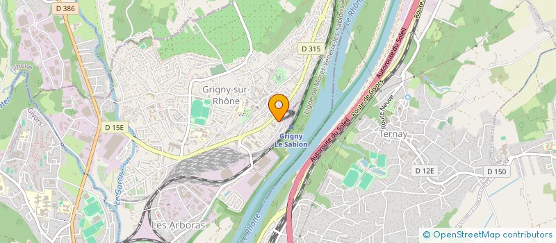 localisation de l'entreprise AGENCE D'INCLUSION A DOMICILE POUR L'EDUCATION INCLUSIVE ET LES SERVICES  GRIGNY-SUR-RHONE