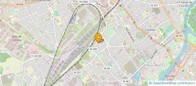 localisation de l'entreprise AGENCE D'INGENIERIE DEPARTEMENTALE DU NORD à LILLE