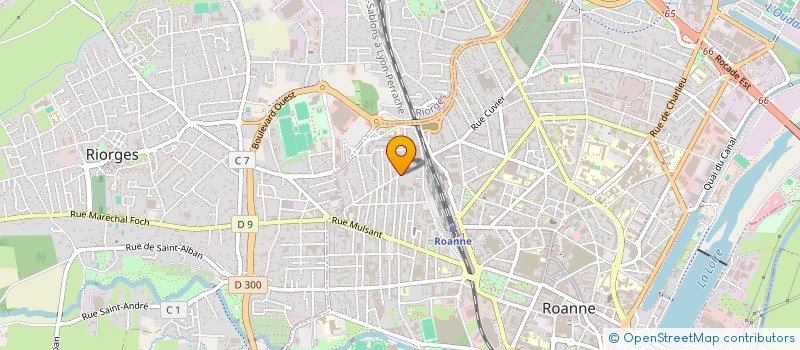 localisation de l'entreprise AGENCE D'INTERVENTION ET DE SECURITE à ROANNE