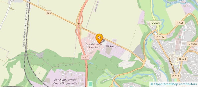 localisation de l'entreprise AGENCE D'INTERVENTION GARDIENNAGE SECURITE PRIVEE à CHAUMONT