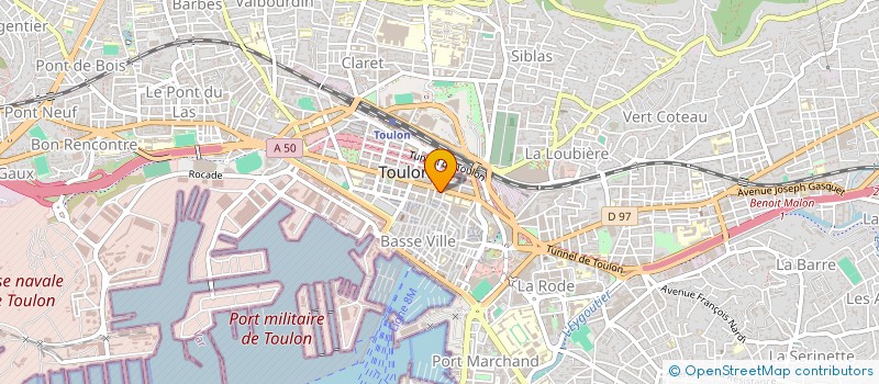 localisation de l'entreprise AGENCE D'INVESTIGATIONS PRIVEES à TOULON