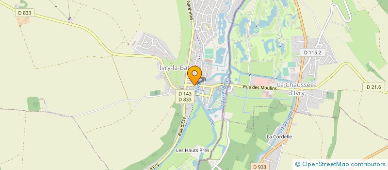 localisation de l'entreprise AGENCE D IVRY à IVRY-LA-BATAILLE