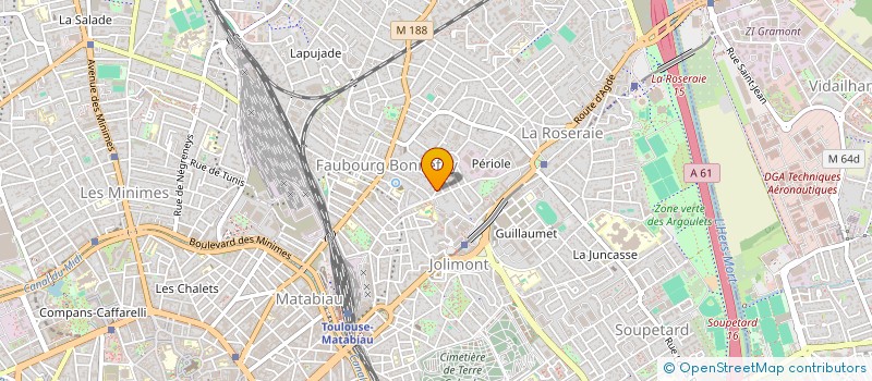 localisation de l'entreprise AGENCE D - JEAN PIERRE DUMONT à TOULOUSE