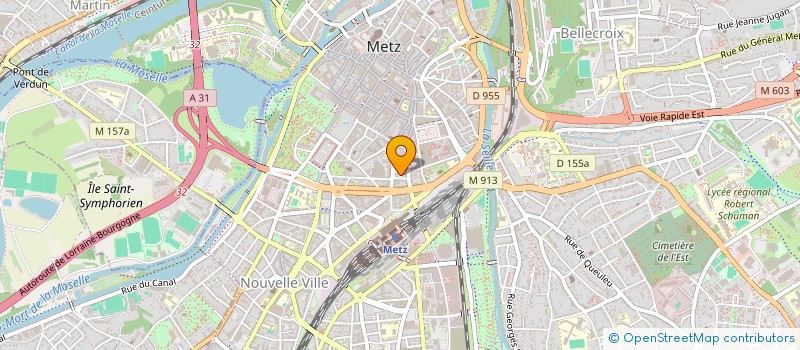 localisation de l'entreprise AGENCE D'URBANISME D'AGGLOMERATIONS DE MOSELLE  METZ