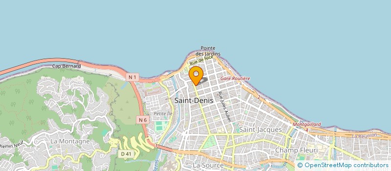 localisation de l'entreprise AGENCE D'URBANISME DE LA REUNION à SAINT-DENIS