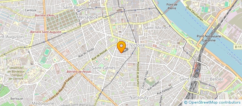 localisation de l'entreprise AGENCE DANS LA LUNE (AD2L)  BORDEAUX