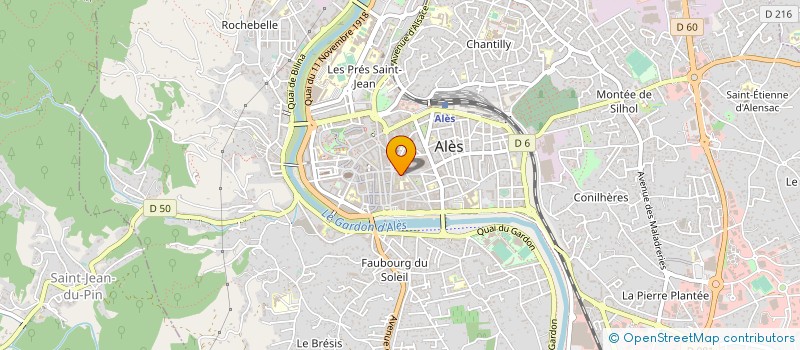localisation de l'entreprise AGENCE DAUFES à ALES