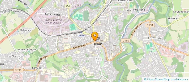 localisation de l'entreprise AGENCE DE BRETAGNE SAS à DINAN