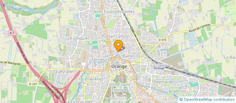 localisation de l'entreprise AGENCE DE COMMUNICATION MULTI SERVICES à ORANGE