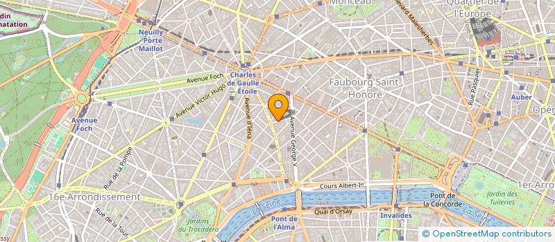 localisation de l'entreprise AGENCE DE CONSEIL FRESNEL  PARIS