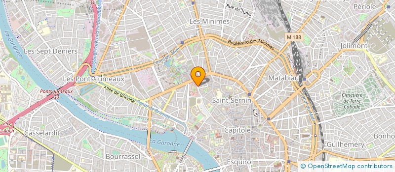 localisation de l'entreprise AGENCE DE CONSEILS ET DE TRANSACTIONS IMMOBILIERES à TOULOUSE