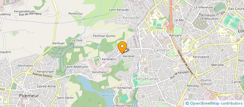 localisation de l'entreprise AGENCE DE COOP POUR L'EUROPE DE LA MER  PLOEMEUR