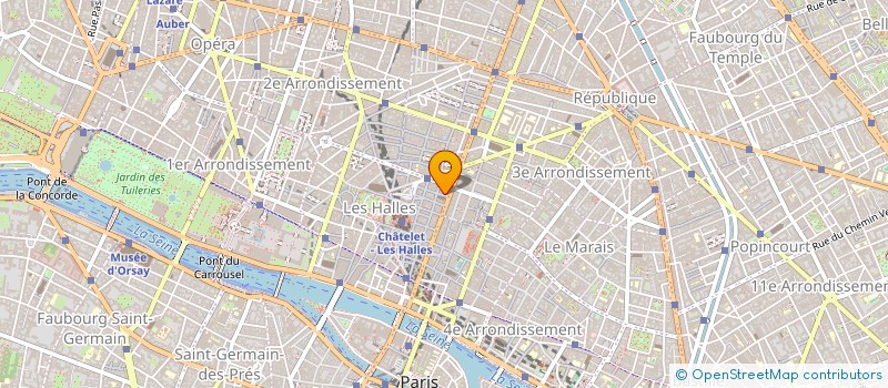 localisation de l'entreprise AGENCE DE CREATION DE VOTRE VOYAGE à PARIS