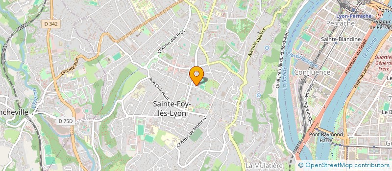 localisation de l'entreprise AGENCE DE DEVELOPPEMENT ET D'OPTIMISATION COMMERCIALE à SAINTE-FOY-LES-LYON