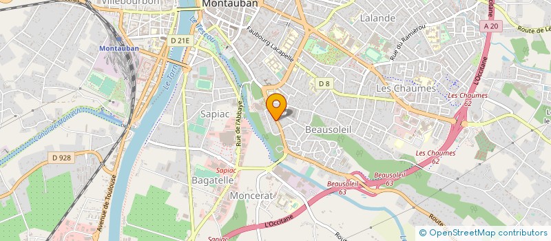 localisation de l'entreprise AGENCE DE DEVELOPPEMENT TOURISTIQUE DE TARN ET GARONNE à MONTAUBAN