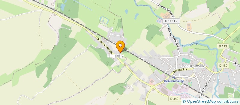 localisation de l'entreprise AGENCE DE DIAGNOSTIC ECO LOGIS à BEAURAINVILLE