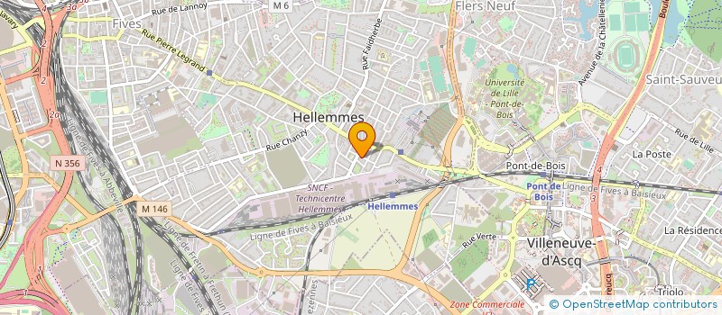 localisation de l'entreprise AGENCE DE DIAGNOSTICS IMMOBILIER à LILLE