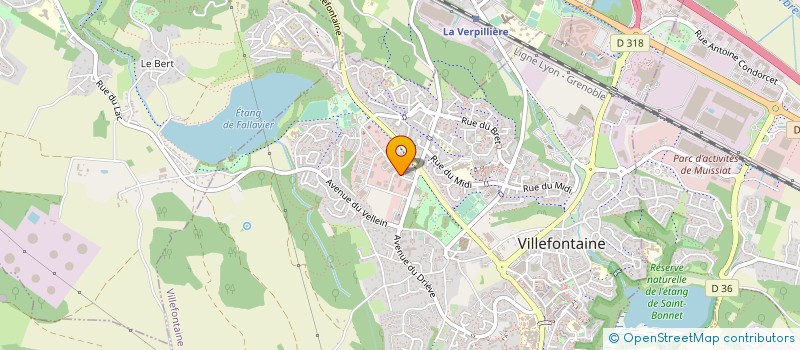 localisation de l'entreprise AGENCE DE DIFFUSION DE PRODUITS à VILLEFONTAINE