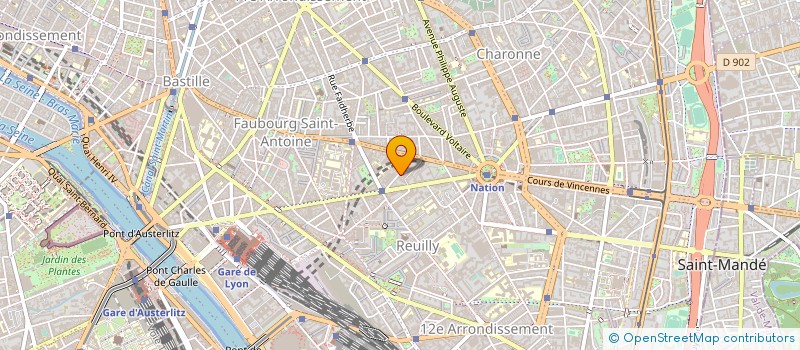 localisation de l'entreprise AGENCE DE DIFFUSION ET D'INFORMATION RURALES ADIR à PARIS