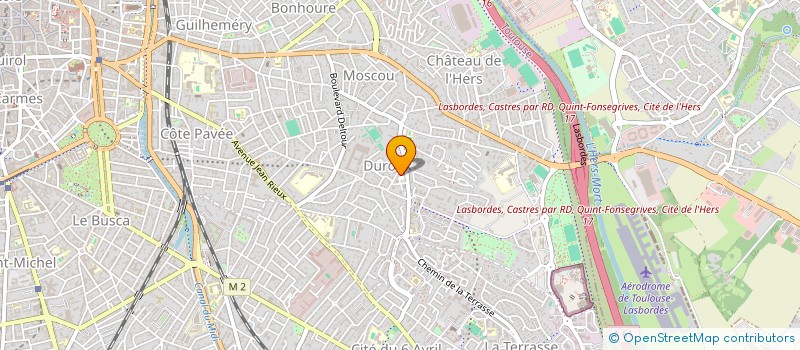 localisation de l'entreprise AGENCE DE FORMATION AERONAUTIQUE à TOULOUSE
