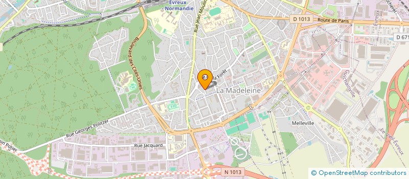 localisation de l'entreprise AGENCE DE GARDIENNAGE SECURITE PROTECTION PRIVEE  EVREUX