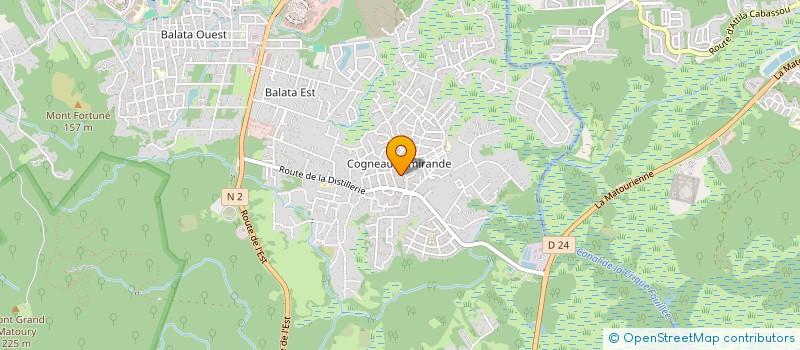 localisation de l'entreprise AGENCE DE GESTION DES EQUIPEMENTS SPORTIFS D'INTERET REGIONAL DE GUYANE  MATOURY