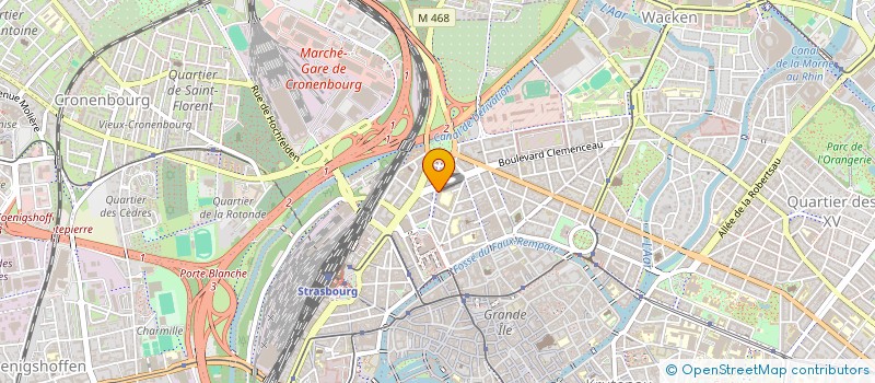 localisation de l'entreprise AGENCE DE GESTION IMMOBILIERE SARL GENIUS ADGEST  STRASBOURG