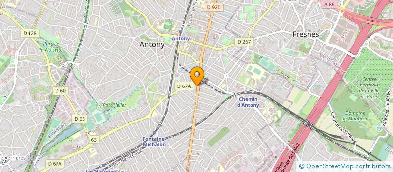 localisation de l'entreprise AGENCE DE L'AVENUE à ANTONY