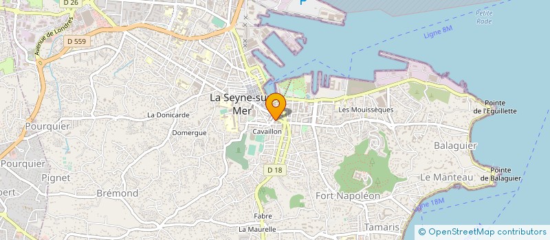 localisation de l'entreprise AGENCE DE L AVENUE à LA SEYNE SUR MER